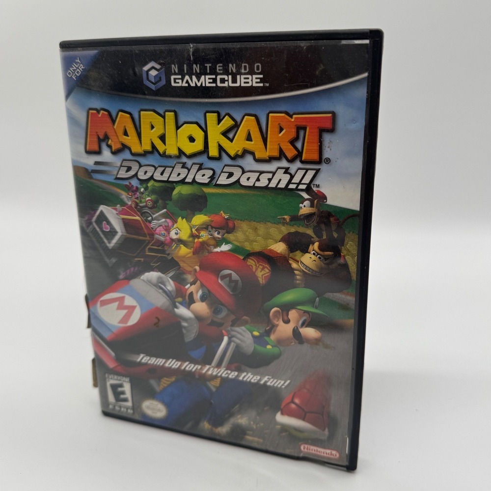 Mario Kart Double Dash Nintendo GameCube GC 2003 Cracked Disc No Manual